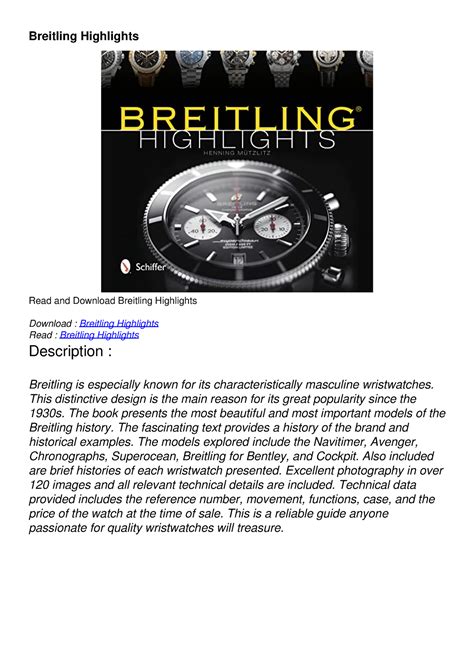 breitling book pdf.